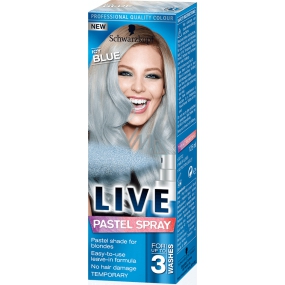 Schwarzkopf Live Pastel hair color Baby Blue 125 ml spray