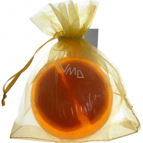 Fragrant Glycerine soap in soft organza Fruit Orange 140 g