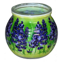 Admit Lavender decorative aromatic candle in glass 80 g