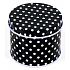 Albi Original Mini can, black with polka dots 6.3 x 5 cm