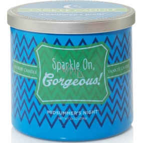 Yankee Candle Scentiments Sparkle On Gorgeous Tumbler Midsummer s Night - You are simply an amazing scented candle 283 g
