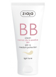 Ziaja BB SPF 15 cream for normal, dry and sensitive skin 01 Light 50 ml