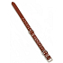 Tatrapet Leather Collar Decorated Dark Brown 3 x 55 cm