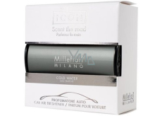 Millefiori Milano Icon Cold Water - Cold water car scent Classic dark gray smells up to 2 months 47 g