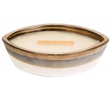 WoodWick Vanilla Bean - Vanilla Beans Scented candle with wooden wide knot Ship 453 g Winter Glitz limited 2018