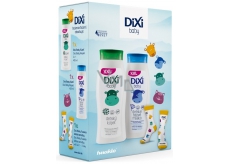 Dixi Baby 2in1 bath 400 ml + body lotion 400 ml + baby socks, cosmetic set