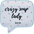 Bomb Cosmetics Crazy Soap Lady Soap Dish Ceramic Soap Dish 12.5 x 12.5 cm