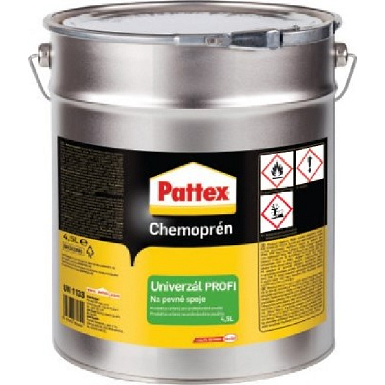 Pattex Chemoprene Universal Profi adhesive for fixed joints absorbent and non-absorbent material 4.5 l
