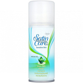 Gillette Satin Care Sensitive shaving gel for women 75 ml