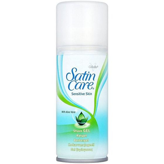 Gillette Satin Care Sensitive shaving gel for women 75 ml