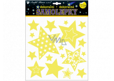 Stickers glowing in the dark of the star 25 x 25 cm