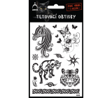 Arch Tattoo Decals Black Horse Head 9.5 x 14 cm