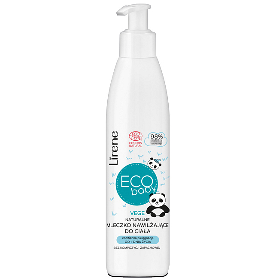 Lirene ECO Baby natural moisturizing body lotion for children 250 ml