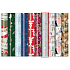 Zöwie Gift wrapping paper 70 x 200 cm Christmas silver - white flakes