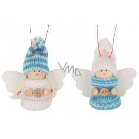 Angel in knitted hat 7 cm mix of motifs