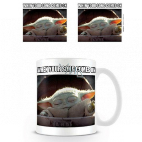 Epee Merch Star Wars Mandalorian When Your Song Comes On Ceramic Mug 315 ml
