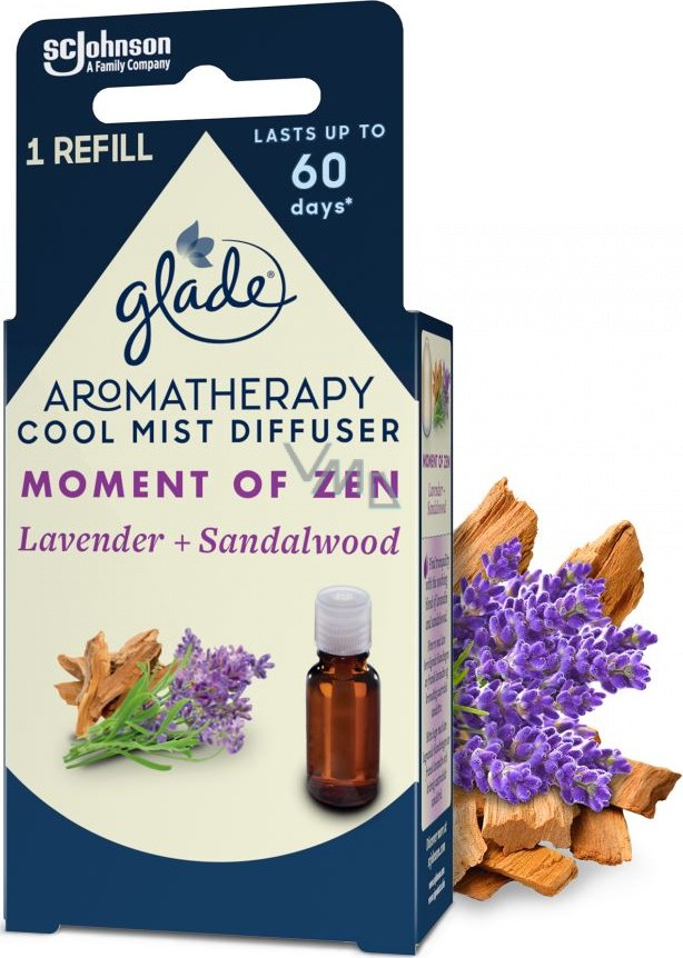 Glade Aromatherapy Cool Mist Diffuser Moment Of Zen Lavender