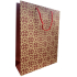 Nekupto Gift kraft bag 37 x 28 x 10 cm Red pattern