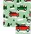 Nekupto Christmas gift wrapping paper 70 x 1000 cm Green cars