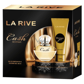 La Rive Cash Woman eau de parfum 90 ml + shower gel 100 ml, gift set for women