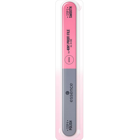Essence 4in1 Profi File nail file with 4 different grit levels 1 piece
