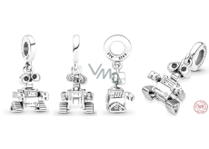 Charm Sterling silver 925 Disney Pixar Wall-I robot, bracelet pendant