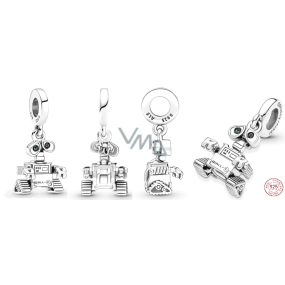 Charm Sterling silver 925 Disney Pixar Wall-I robot, bracelet pendant