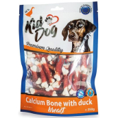 KidDog Calcium bones with duck breast duck breast on calcium bones, meat treat for dogs 250 g