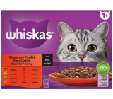 Whiskas Classic meals in juice beef, chicken, lamb, poultry pockets 12 x 85 g