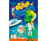 Ditipo Colouring book Outer Space 16 pages A4 210 x 297 mm