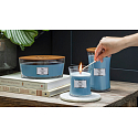 WoodWick Tempest - Storm scented candle with wooden wick and lid glass medium 275 g