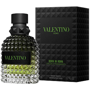 Valentino Uomo Born in Roma Green Stravaganza Eau de Toilette for Men 50 ml
