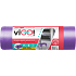 viGO scented trash bags with handles, lavender, 10 µ, 60 × 72 cm, 60 l, 18 pcs