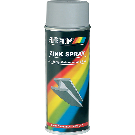 Motip 04061 spray, zinc primer, 400 ml