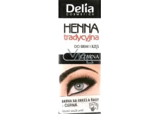 Delia Henna barva na obočí a řasy Černá 2 g