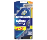Gillette Blue 3 razors 3-edged for men 8 pieces
