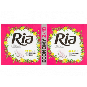 Ria Ultra Normal Plus sanitary napkins 2 x 10 pieces