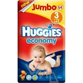 Huggies Economy Pack Jumbo size 3, diaper panties 54 pieces