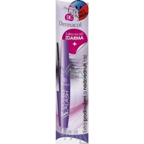 Dermacol Double Lash & Curl Mascara 8.5 ml + eyeliner 1.6 g