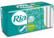 Ria Classic Singles Normal hygienické vložky bez křidélek 10 kusů