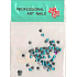 Professional Art Nails nail decorations rhinestones hearts turquoise 1 pack