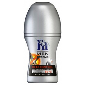 Fa Men Xtreme Heat Control ball antiperspirant deodorant roll-on for men 50 ml