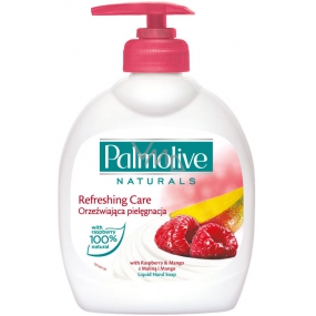 Palmolive Naturals Refreshing Care Raspberry & Mango liquid soap with a 300 ml dispenser