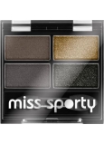 Miss Sports Studio Color Quattro Eyeshadow 414 100% Smokey 3.2 g