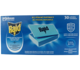 Raid Floral Refill Pads for Electric Vaporizer Against Flying Insects 30 Pieces
