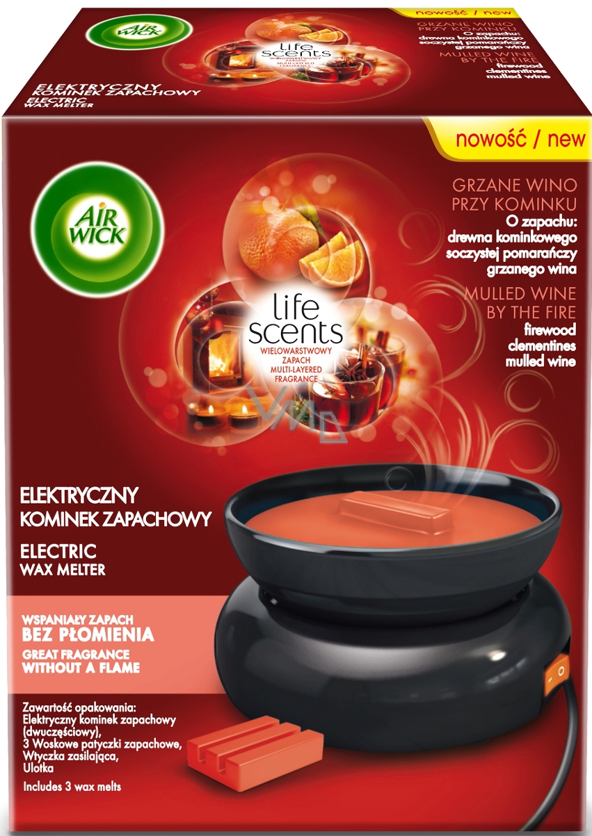 Air Wick Wax Melts Life Scents Warm mulled wine by the fireplace