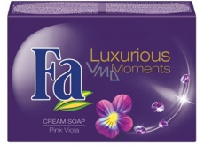 Fa Luxurious Moments Pink Viola toaletní mýdlo 90 g