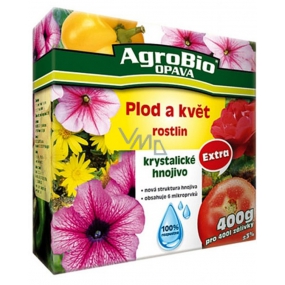 AgroBio Extra Fruit and Flower Crystalline Fertilizer 400 g