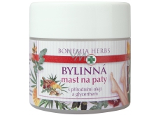 Bohemia Gifts & Cosmetics Bylinná mast na paty s přírodními oleji a glycerínem 120 ml