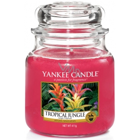 Yankee Candle Tropical Jungle - Classic jungle scented candle Classic medium glass 411 g